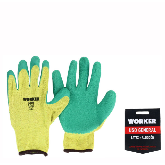 Guantes Unisex Worker Lanilla Multicolor