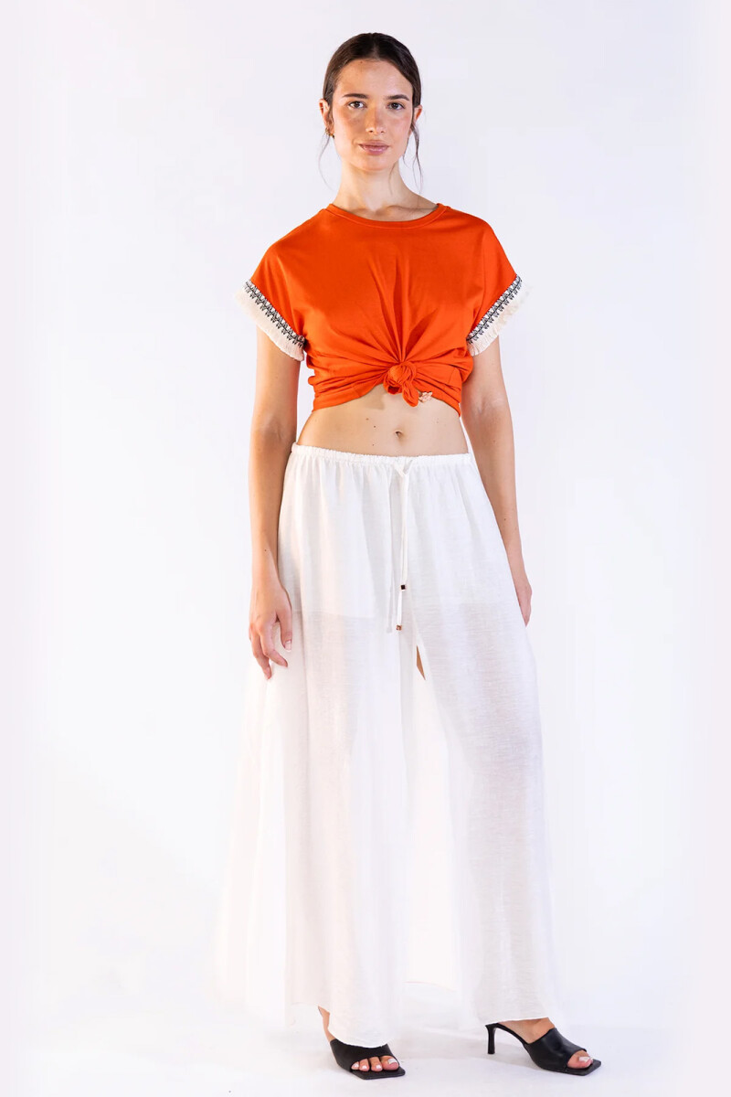 FRINGES TEE Orange