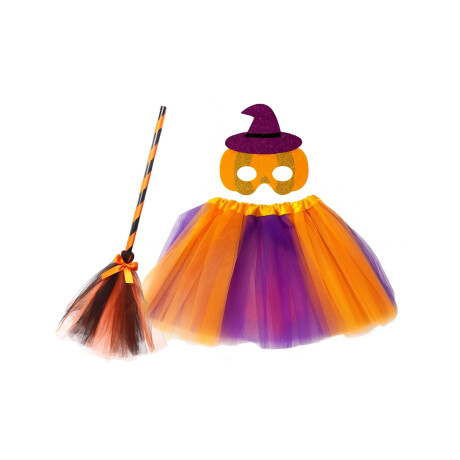 Disfraz infantil Halloween capa con máscara multicolor Multicolor