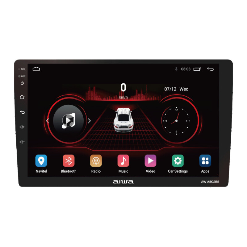 Radio Multimedia para Auto AIWA Pantalla QLED 9'' Android Auto y CarPlay - 2 Din | AW-A802BS Radio Multimedia para Auto AIWA Pantalla QLED 9'' Android Auto y CarPlay - 2 Din | AW-A802BS
