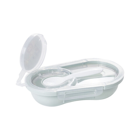 Recipiente para Bebés con Cuchara Safari Verde 230 ml VERDE