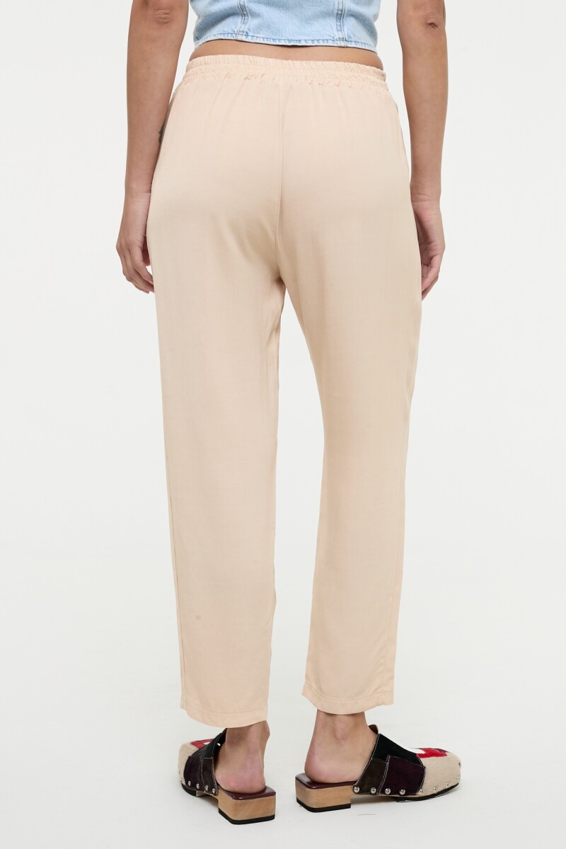 PANTALON RECTO Crema