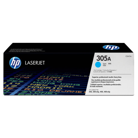 HP TONER CE411A 305A CYAN M451/475/375 2600 COPIAS 2723