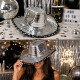 Sombrero Cowboy Metalizado Plateado