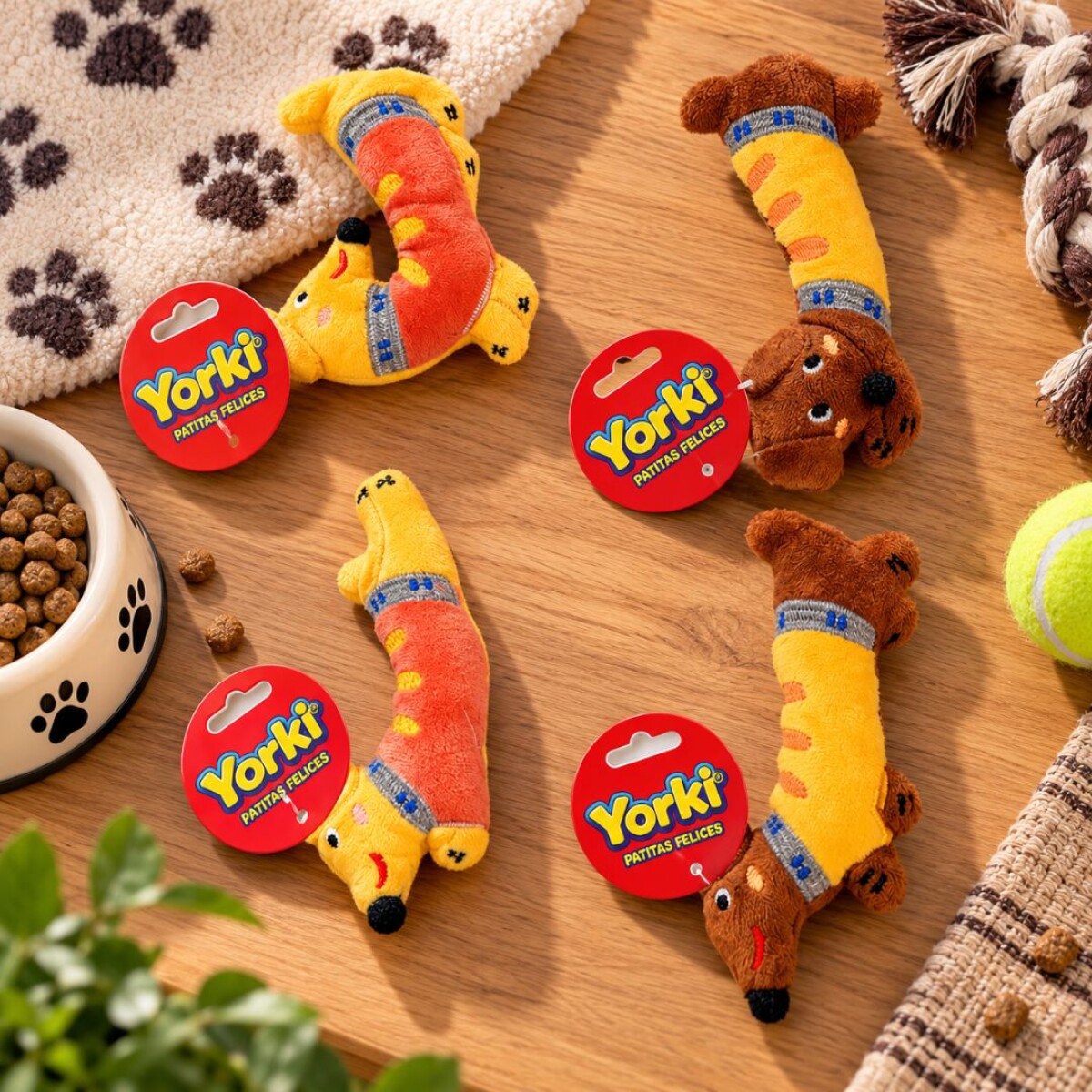 Juguete para Mascota Salchica Diseño Variado 