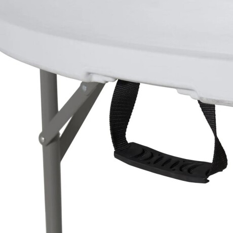 Mesa de exterior plegable blanca tipo maleta Mesa de exterior plegable blanca tipo maleta