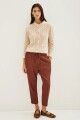 PANTALON PORTER Marron