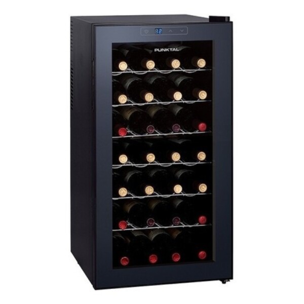 ENFRIADOR DE VINOS 72LTS. 28 BOTELLAS - DISPLAY TOUCH negro