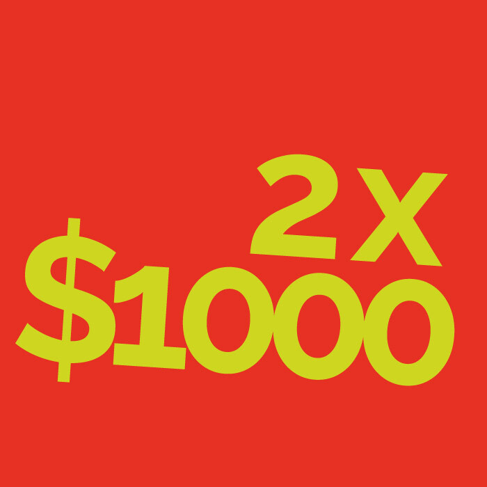 Promo 2x1000