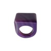 Anillo Cuadrado-Piedra Ágata morada-AN0503 conpiedra