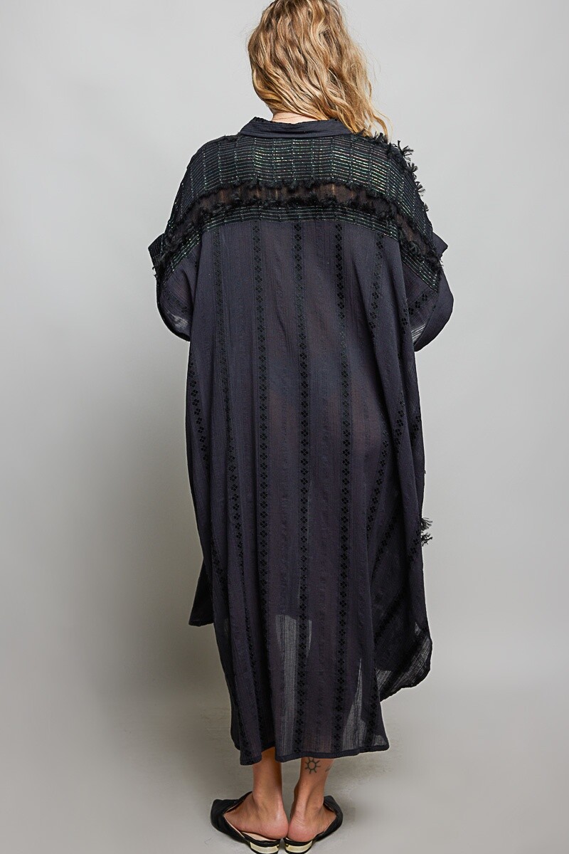 VESTIDO CAMISERO Negro