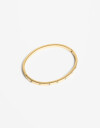Brazaletes Metal Brazalete Acero Con Bisagra - Dorado