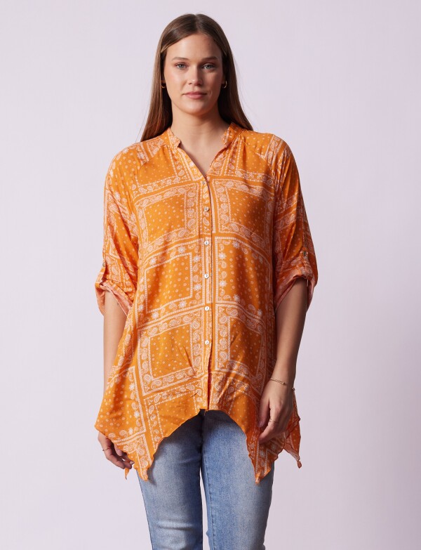 Blusa Picos ANARANJADO