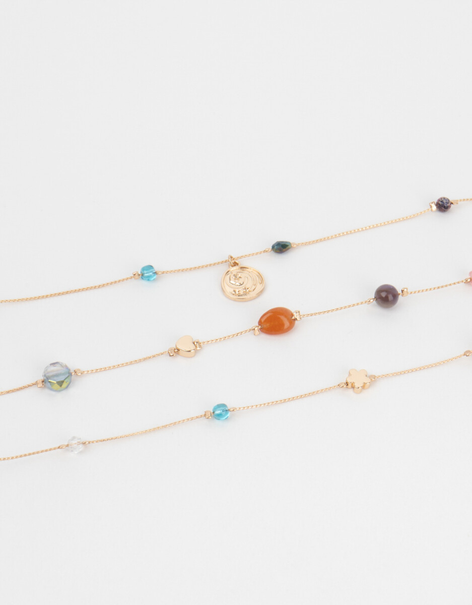Collar Con Piedras Naturales 
