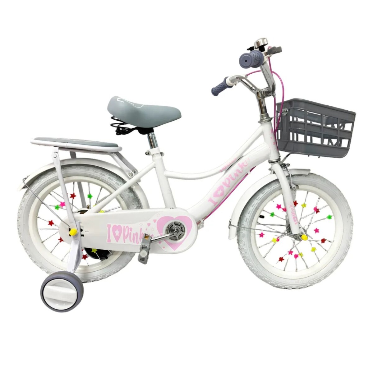 Bicicleta Modelo Pink Rodado 12 - Blanco 