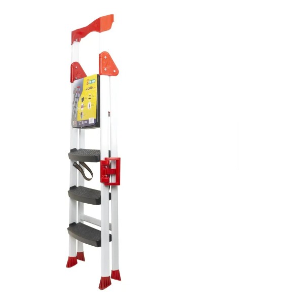Escalera Plegable De 4 Escalones Hasta 150 Kg Zln0683 ESCALERA PLEGABLE ZILAN ZLN0683