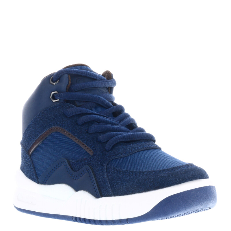 Botas de Niño Croco Kids Botita TINO acordonada Azul Marino