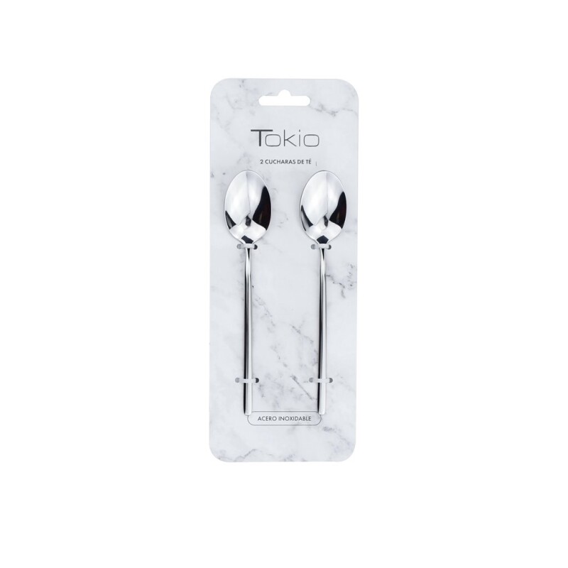 Set 2 Cucharas de Té Selecta Tokio 14,6 cm Acero Inoxidable SET X2 CUCHARA DE TE 14.6CM ACERO TOKIO