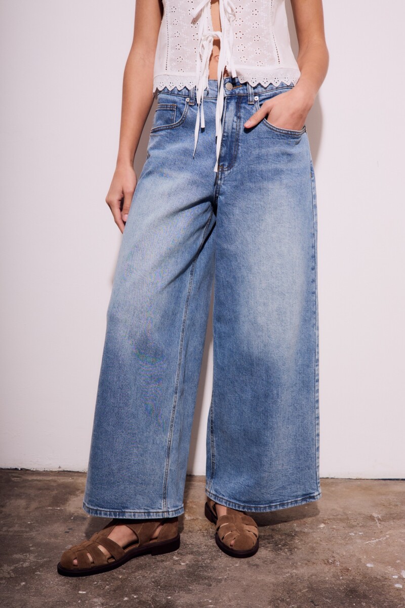 Jean Wide Leg Denim