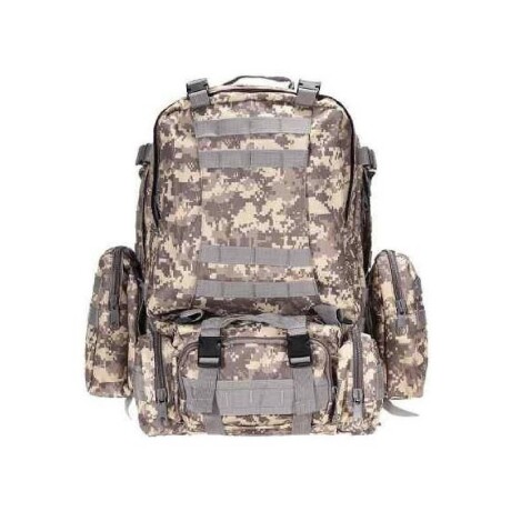 Mochila táctica 55 lts Varios Diseños Gris