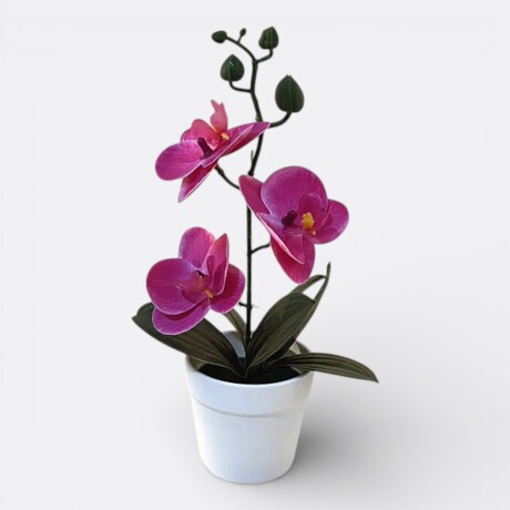 Orquídea Artificial Mediana Rosado