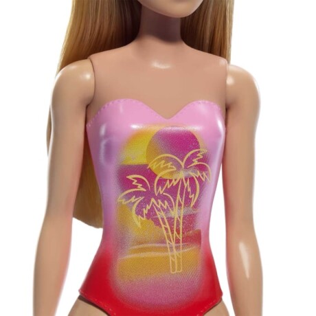 Muñeca Barbie GHH38 con Traje de Baño Varios Modelos ROSA
