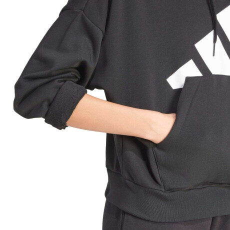 Abrigo Essentials Big Logo French Terry Loose de Mujer Negro