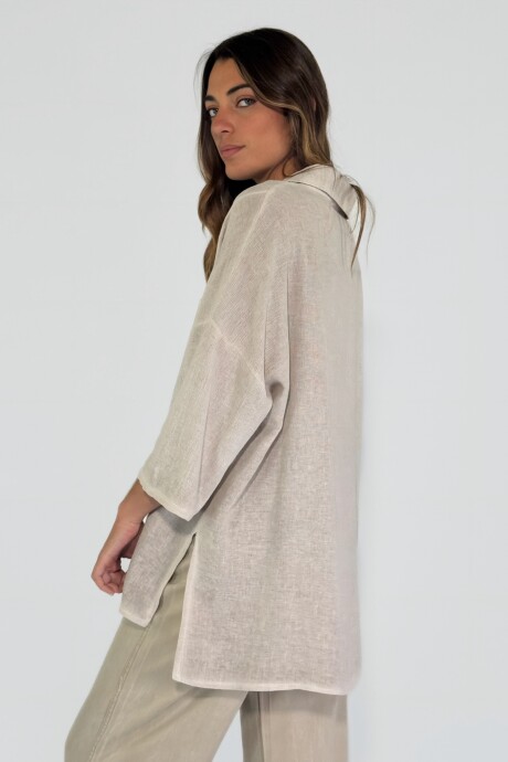 CAMISA VERNAZZA Beige
