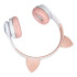 Auricular Bluetooth Goldtech Orejitas Gato Inalambricos Mic Variante color Blanco