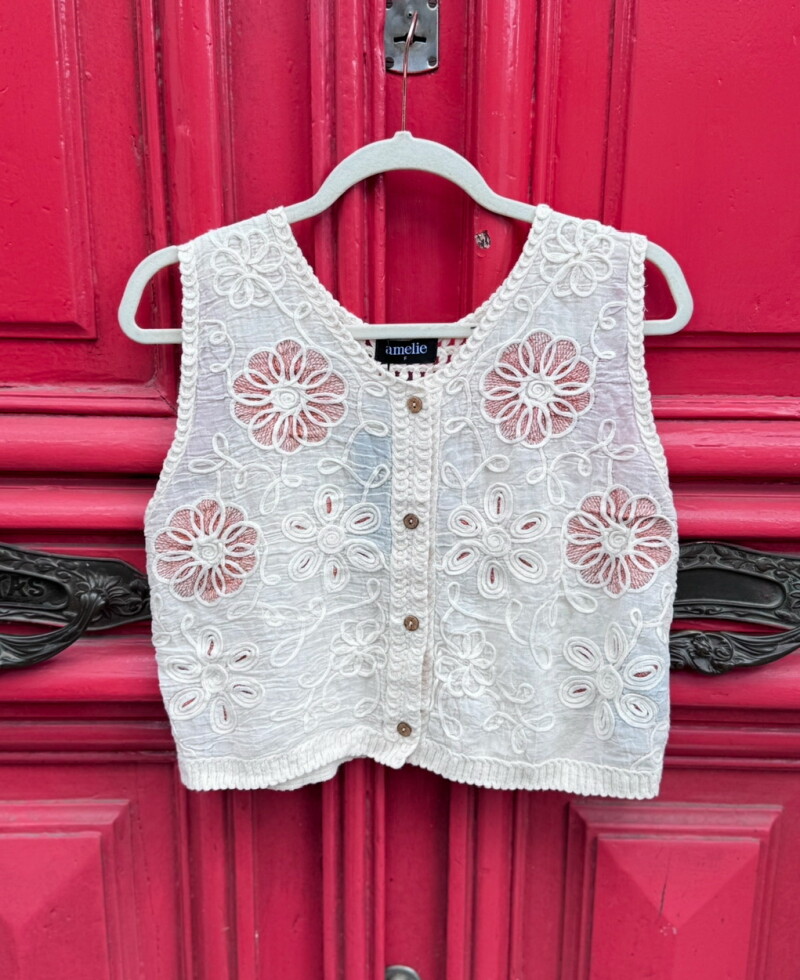 Chaleco Mila terracota