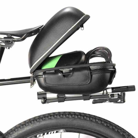 Rockbros - Bolso Transporte Trasero para Bicicleta. Gran Capacidad. Diseño Reflectante. Impermeable. 001