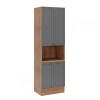 Armario Cocina Americana 1 Horno Gris Armario Cocina Americana 1 Horno Gris