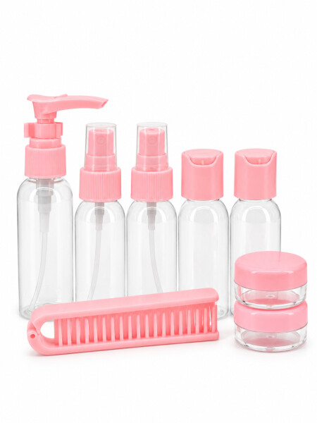 RECIPIENTES ALABAMA PINK SET X 8 ROSADO.