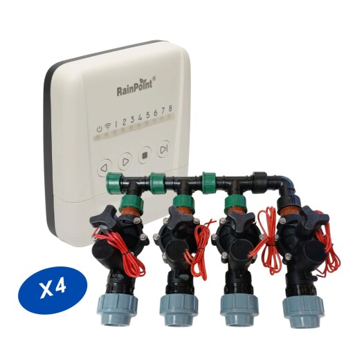 Comando de electroválvulas Rainpoint hasta 8 zonas C/ WIFI X4 Comando de electroválvulas Rainpoint hasta 8 zonas C/ WIFI X4