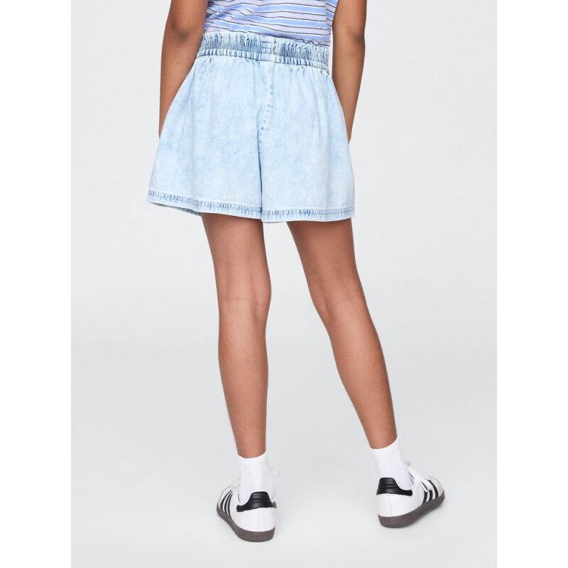 PO DNM SHORT_LT ACID ACID WASH