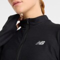 Campera New Balance de Dama - Space Dye - WJ51100BKH BLACK