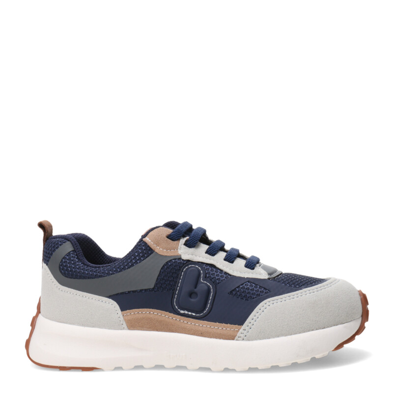 Championes de Niños Bibi Jogging Azul Marino - Gris