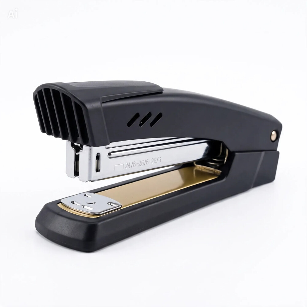 Engrapadora Profesional De Metal JL-201 NEGRO