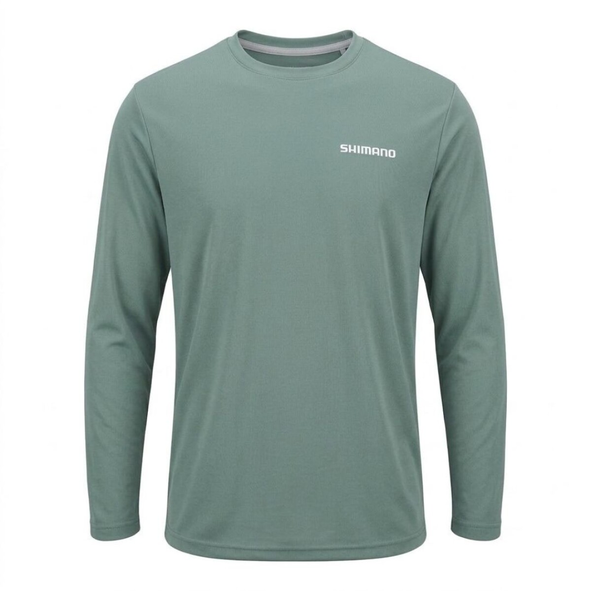 Remera Buzo Shimano Tech Tee Filtro Uv Manga Larga - Verde 