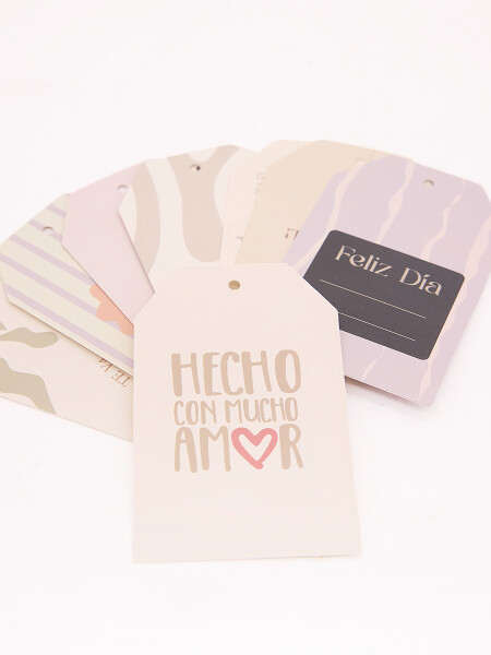 ETIQUETAS PRESENTES AESTHETIC SET 10 PCS ESTAMPADO 1