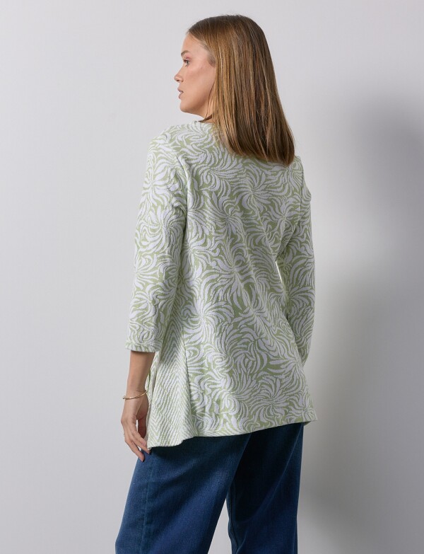 Blusa Botones VERDE/MULTI