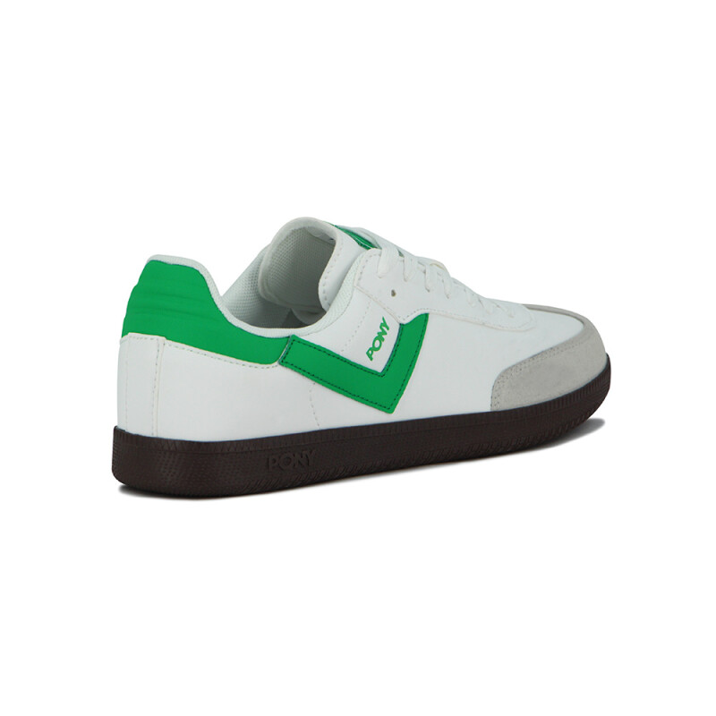 Pony Calzado Lifestyle Moma Unisex- Blanco/verde Blanco-verde