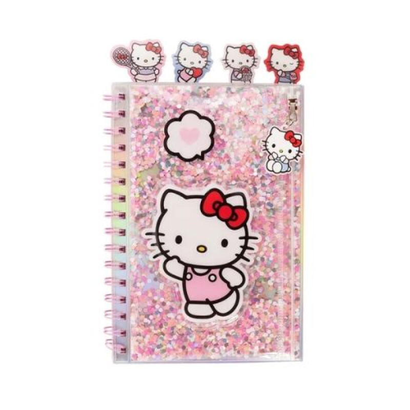 Cuadernos A5 Con Separadores Hello Kitty - Mooving Cuadernos A5 Con Separadores Hello Kitty - Mooving