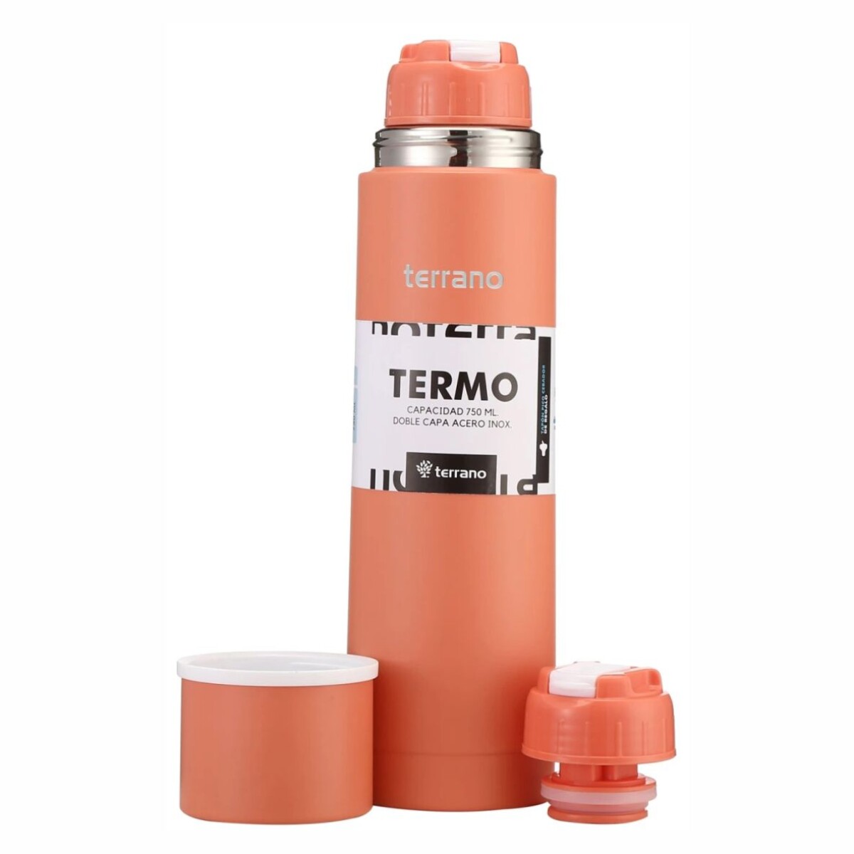 TERMO TERRANO BALA 750ML - CORAL 
