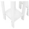 Conjunto Set De Mesas Pedestal Madera Maciza Linea Mexicana Conjunto Set De Mesas Pedestal Madera Maciza Linea Mexicana