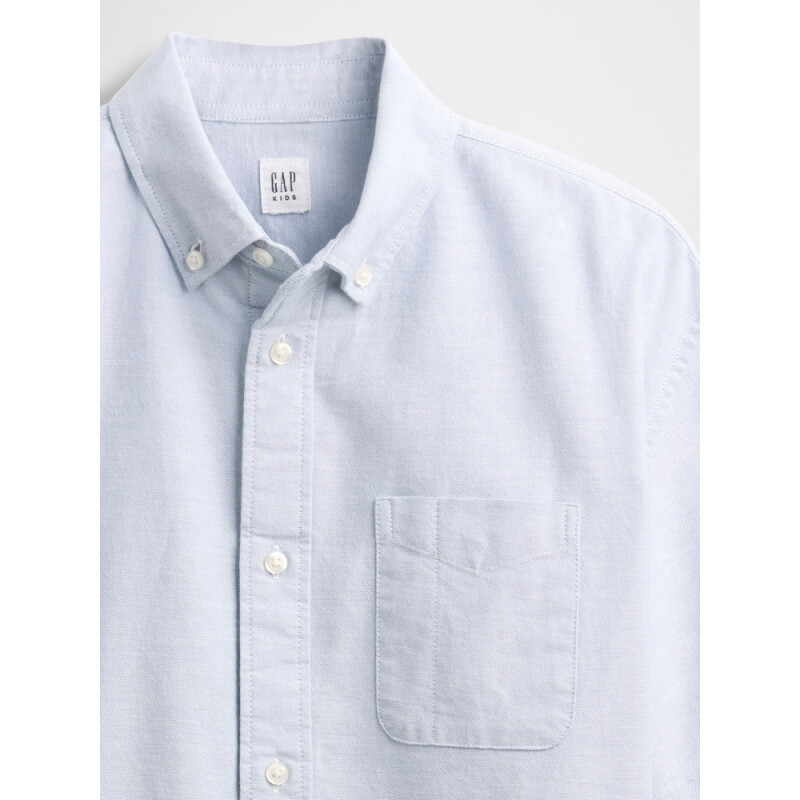RELAXED SS OXFORD BLUE OXFORD