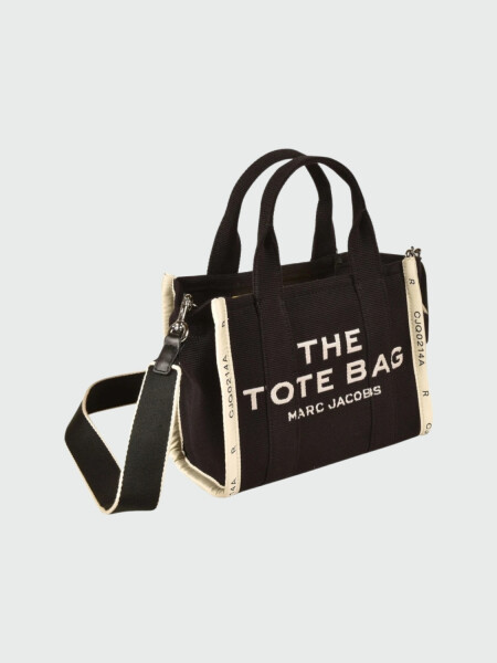 MARC JACOBS- THE JACQUARD SMALL TOTE BAG Negro