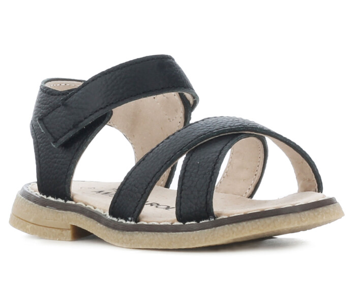 Sandalia de Niña Mini Miss Carol ARIS con velcro Negro