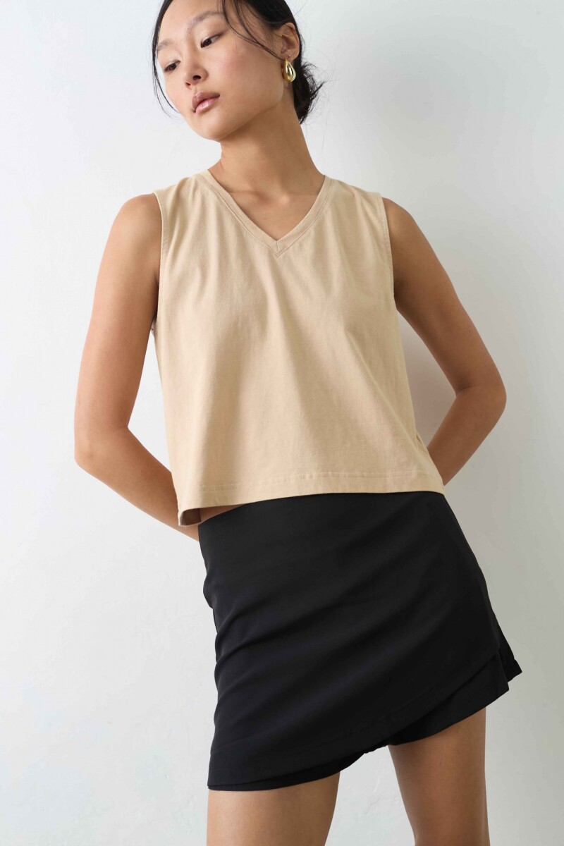Top Dulce - Beige Gastado 