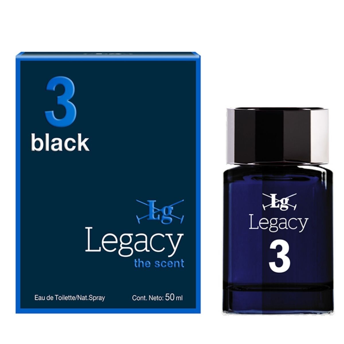 Perfume Legacy Black Eau de Toilette Nat. Spray 50 ML 